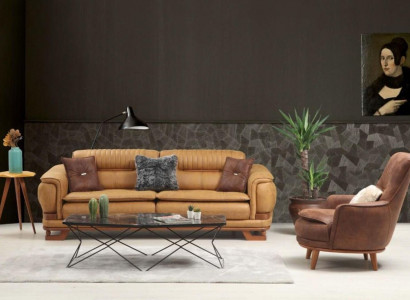 Luxury Sofa Set Complete Couch Set 3+1 Seater Armchair